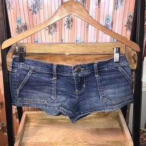 Abercrombie Kids Denim Stretch Shorts